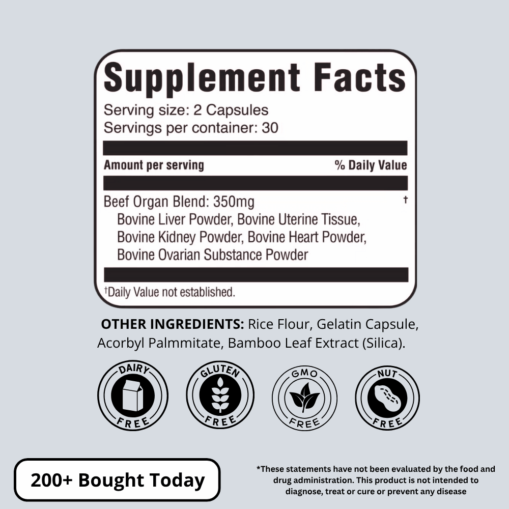 Ancestral Hormone Support – Primal Organ Blend