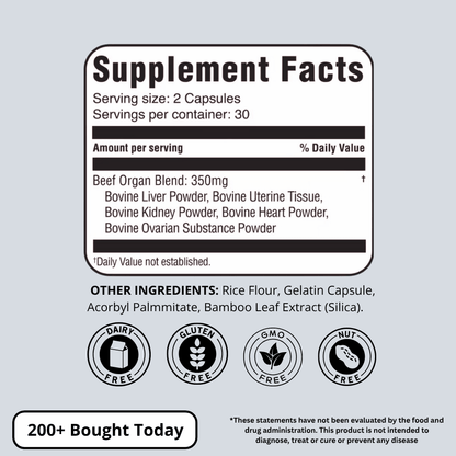 Ancestral Hormone Support – Primal Organ Blend